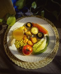 خوراک گوشت و قارچ