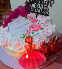 چالش - نمای - نزدیک کیک تولد