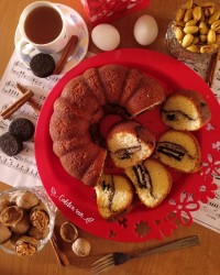 کیک سینامون مغزدار