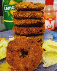 دونات مرغ بدون تخم مرغ