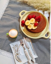 پنکیک شکلاتی (بدون تخم مرغ)