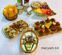 گراتن بادمجان و کوکو سبزی