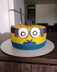 کیک تولد خواهر زادم،تمام فوندانت