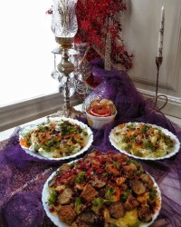 بادمجون پلو