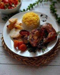 مرغ تنوری مرینه شده