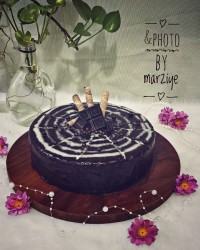 کیک شکلاتی باروکش گاناش