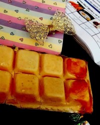 بستنی کاراملی وافلی