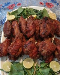 بال مرغ سوخاری