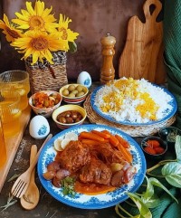 خورشت ماهیچه ی مجلسی