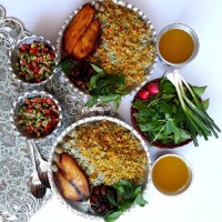 سبزی پلو با ماهی