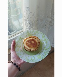 پنکیک با مغز شکلات (کپشن مهم!)