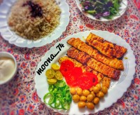 کباب مرغ تابه ایی