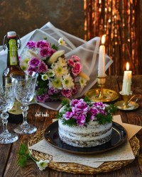 کیک شیفون شکلاتی