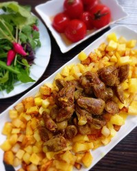 خوراک دل مرغ