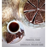 کیک تریلیچه شکلاتی