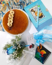 کیک موز و نسکافه