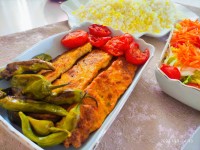 کوبیده مرغ درفر