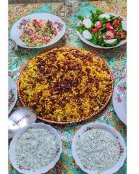 عدس پلو مخلوط عکس سوم رو ببین