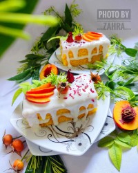 کیک زعفرانی