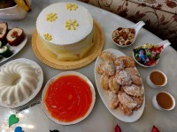 کیک اسفنجی تولدم با دستور بی نقص لیلا (مه یاس)