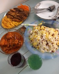 مسمای مرغ و بادمجان