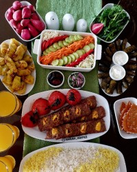 کباب کوبیده نگینی ناهار تولدم