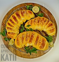 اشترودل مرغ و قارچ