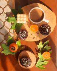 کیک،کاپ کیک،قهوه