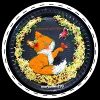 تزیین هویج پلو