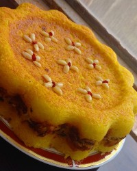 ته چین مرغ خوشمزه