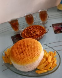 خوراک لوبیا چیتی گیاهی