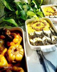 دلمه و کشک بادمجون