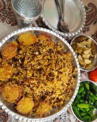 عدس پلومخلوط