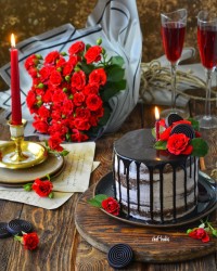 کیک نوتلا با کرم نوتلا