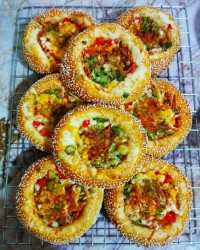 نان سیمیت پیتزایی