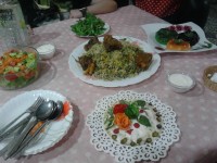 این ناهار روز جعمه با عزیزانم وعصر روزادینه که اینگونه گذشت خدایا شکرت