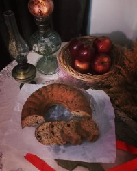 کیک سیب مخصوص خودم