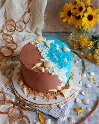 کیک شیفون قهوه