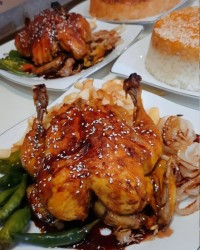 مرغ بریان.)