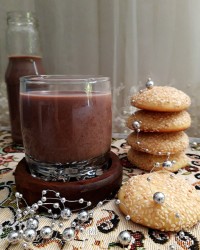 شیر کاکائو غلیظ خانگی