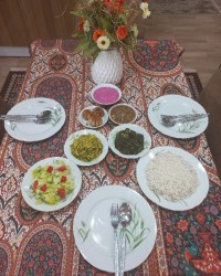 ناهارامروزمون سیروابیج و باقالی قاتق غذاق شمالی