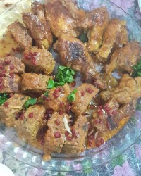 رولت گوشت ومرغ،دسرزعفرانی،رولت گوشت،کاپ کیک و...