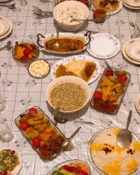 سفره شام تولد