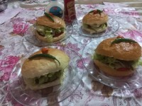 همبرگر خونگی جای دوستان سبز