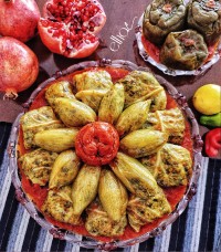 دلمه رنگارنگ