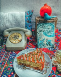 کیک سیب و نارگیل