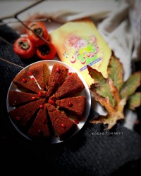 کیک خرمالو متفاوت