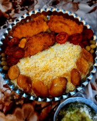 شنیسل مرغ متفاوت