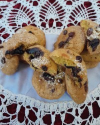 کوکی هویج وکشمش با مغز شکلاتی نوش نگاهتون