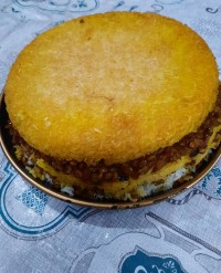 عدس پلو با مرغ و هویج